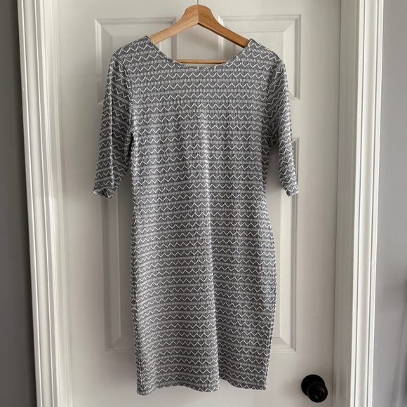 Xhilaration Black and White Geometric Mini Dress - Picture 3 of 6